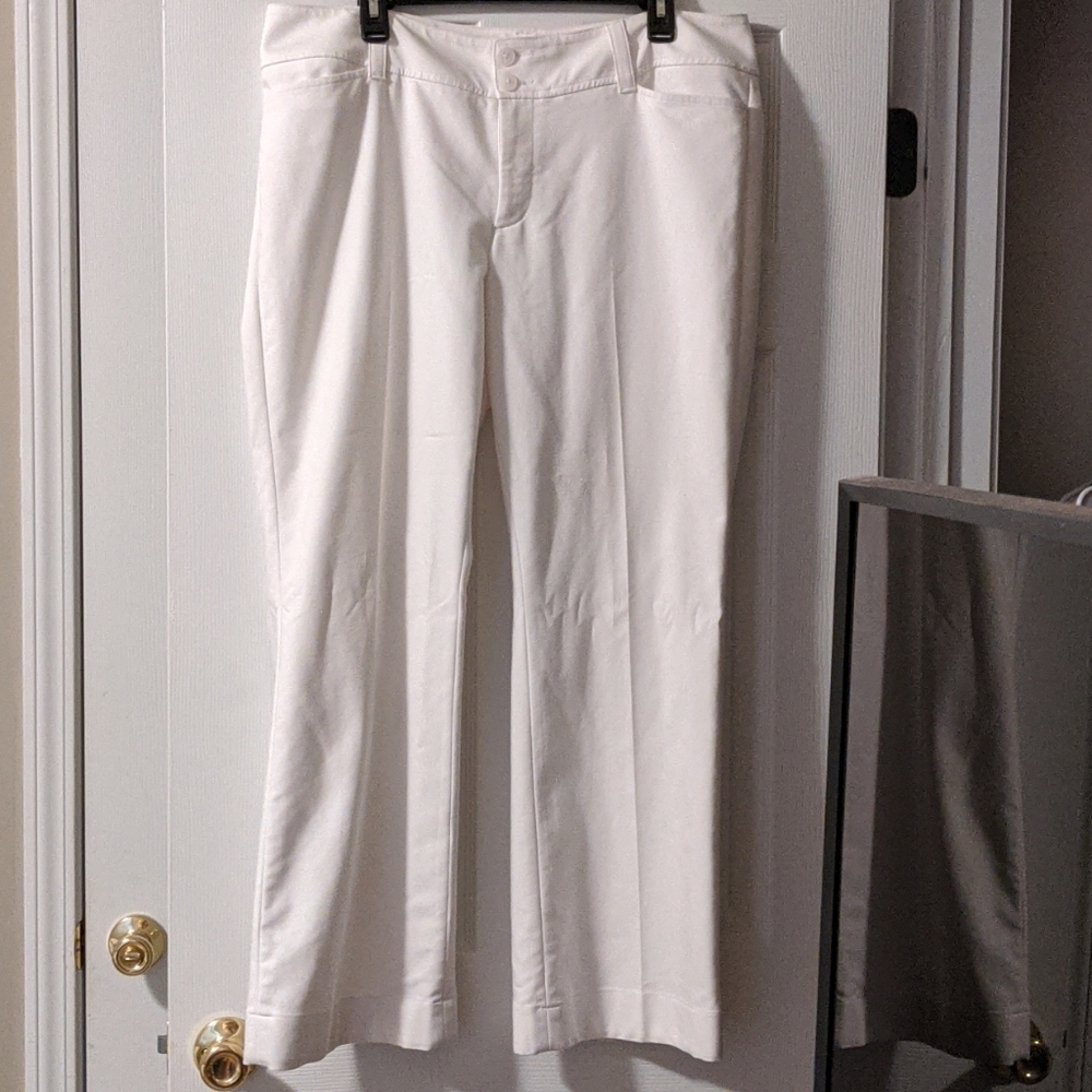 Cold Water Creek White Wide Leg Pants